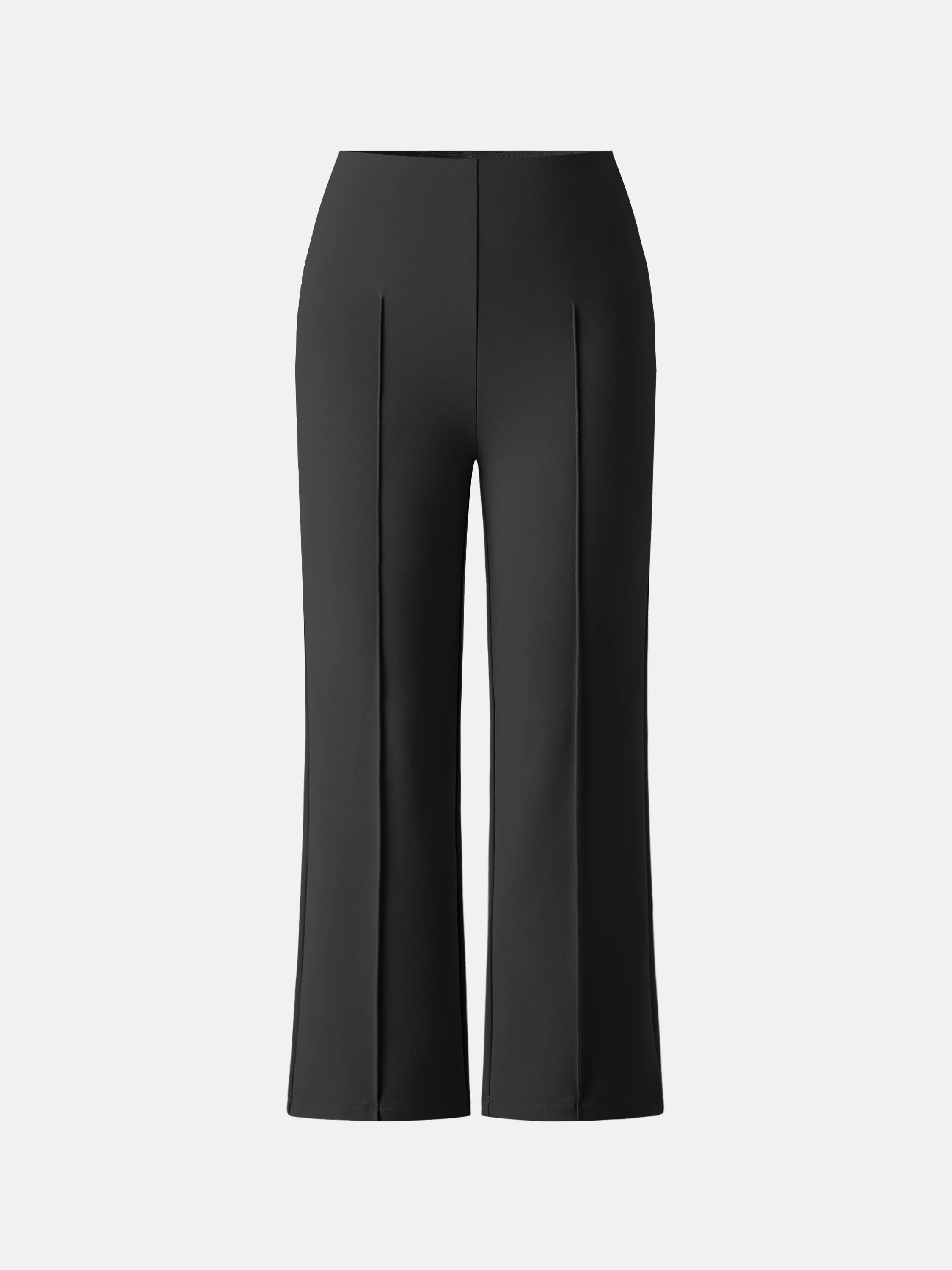 Wrinkle-Resistant High Rise Cropped Flare Leg Travel Pants - Image 16