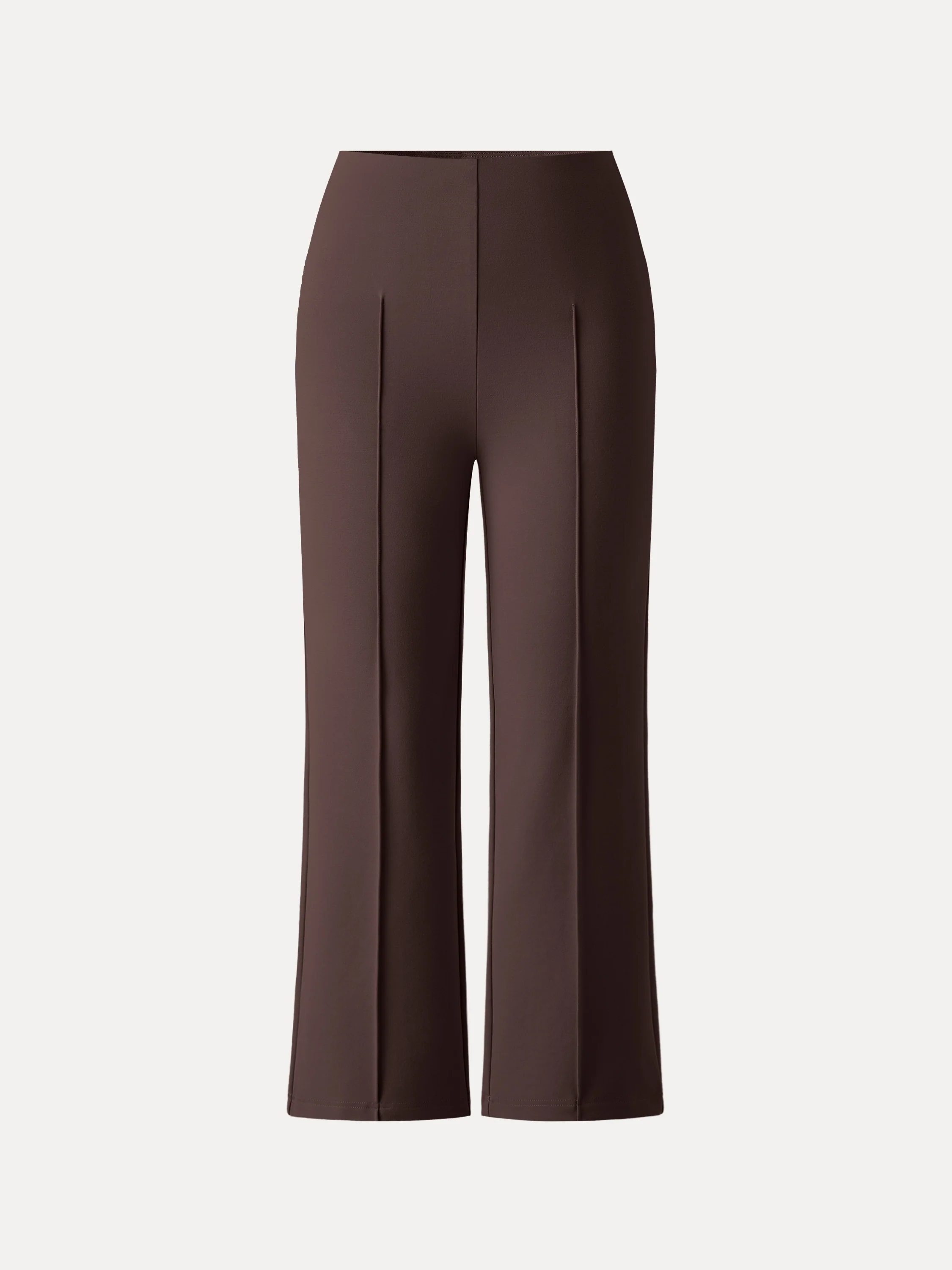 Wrinkle-Resistant High Rise Cropped Flare Leg Travel Pants - Image 17