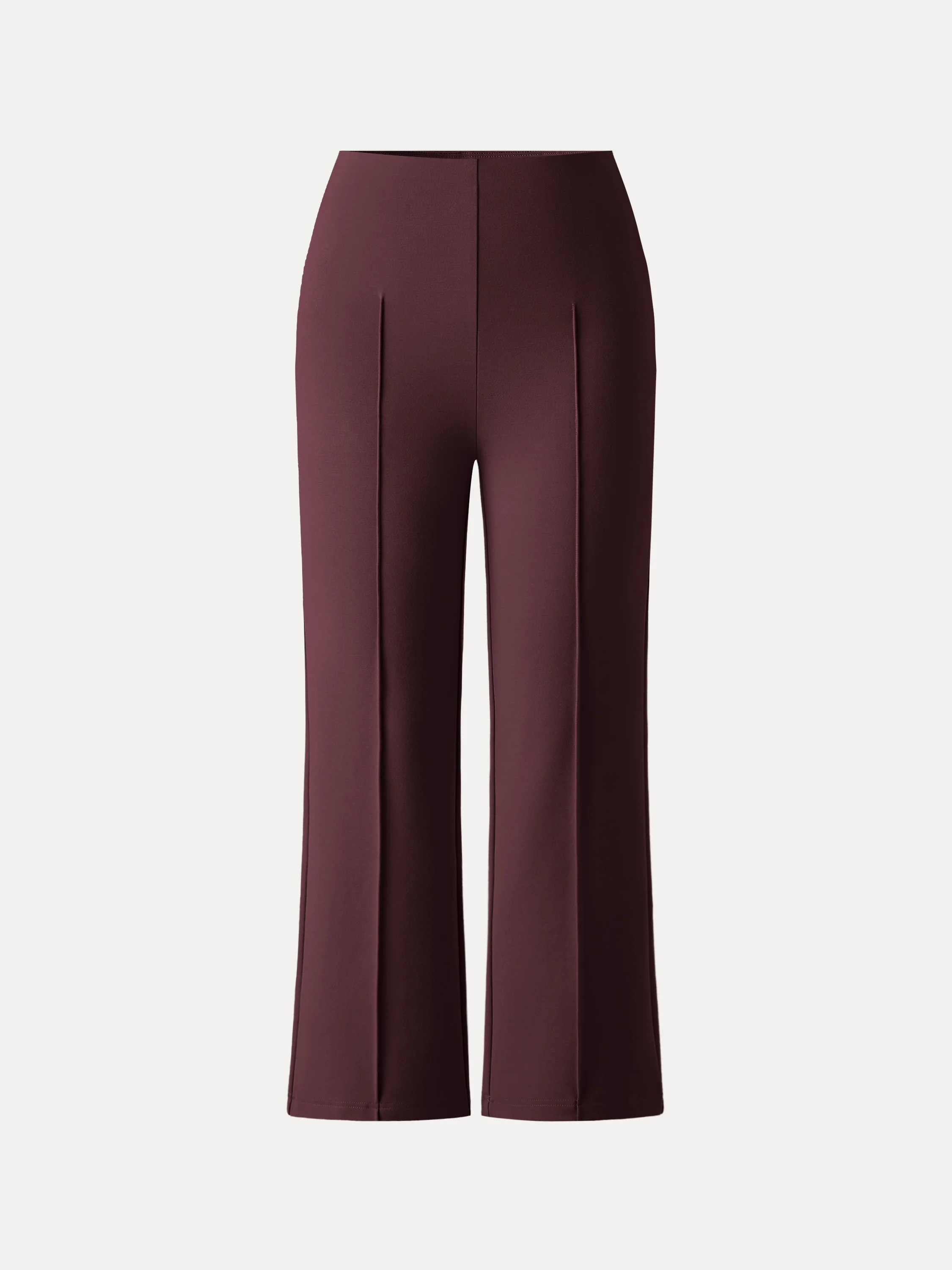 Wrinkle-Resistant High Rise Cropped Flare Leg Travel Pants - Image 23