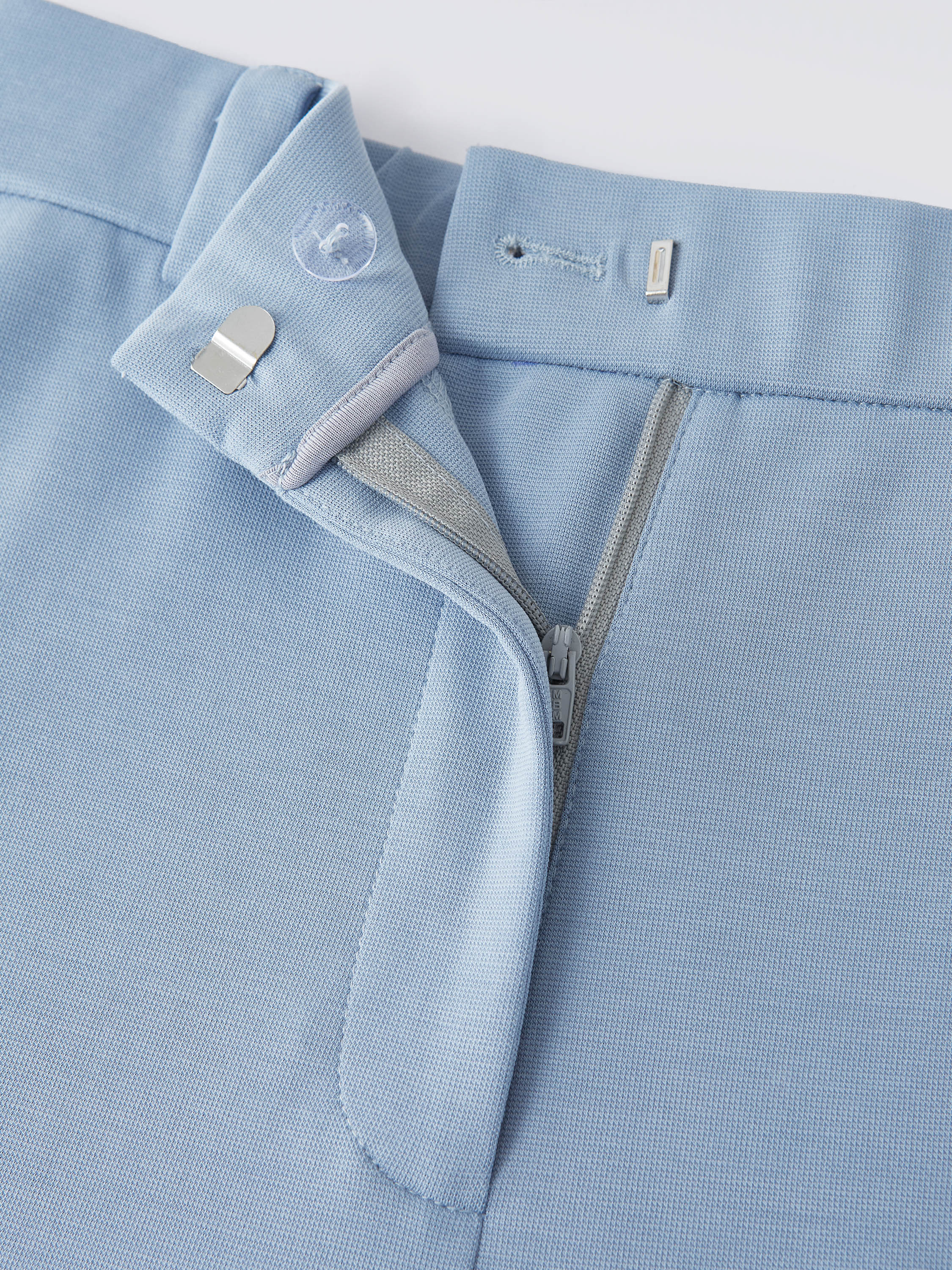 Wrinkle-Resistant High Rise Flared Trousers with Pockets - Image 12