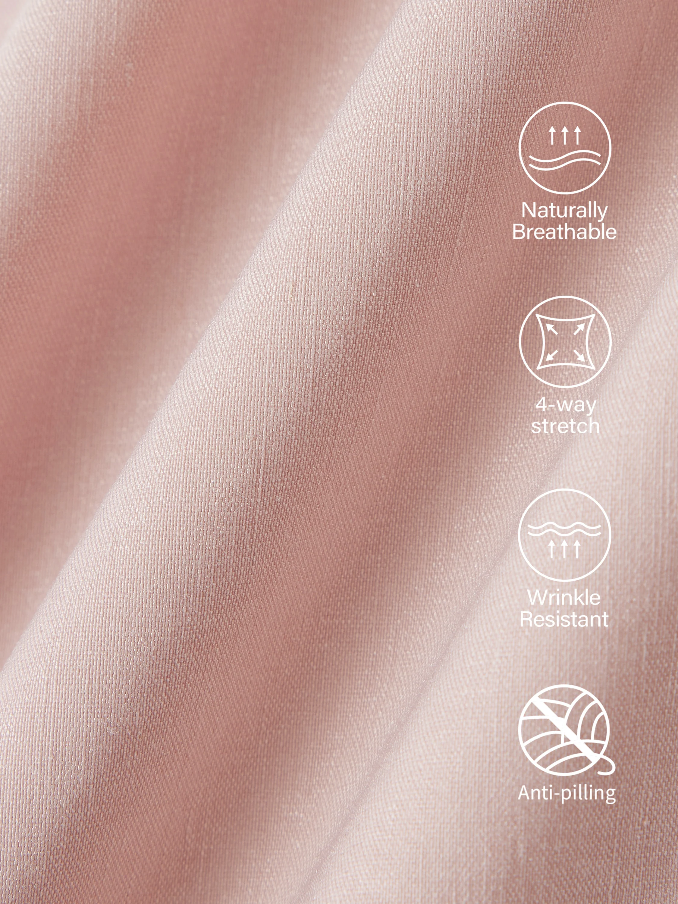 Wrinkle-Resistant Linen Blend U-Neck Maxi Dress with Pockets - Image 9