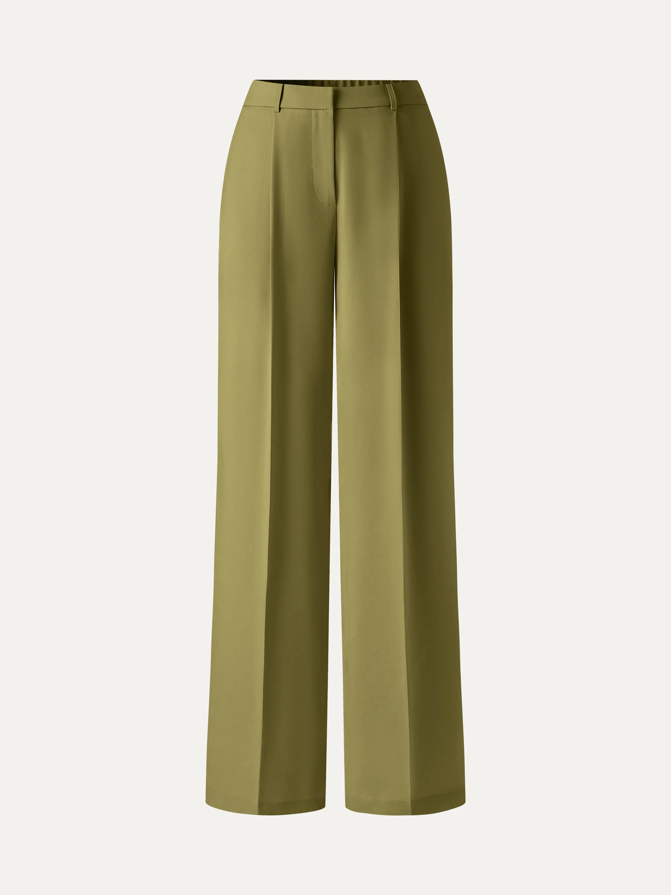 Wrinkle-Resistant Linen Blend Wide Leg Pants - Image 16