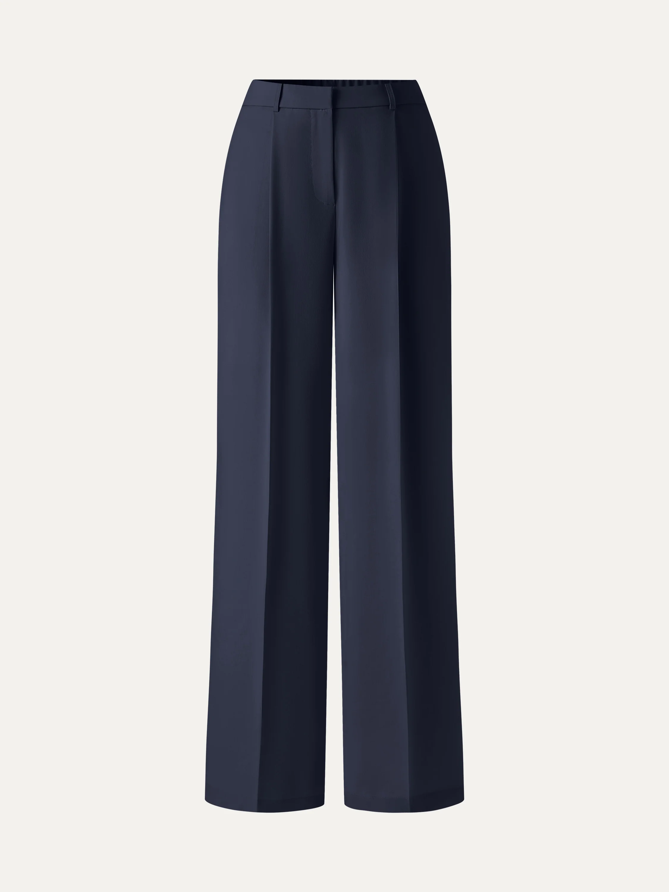 Wrinkle-Resistant Linen Blend Wide Leg Pants - Image 17