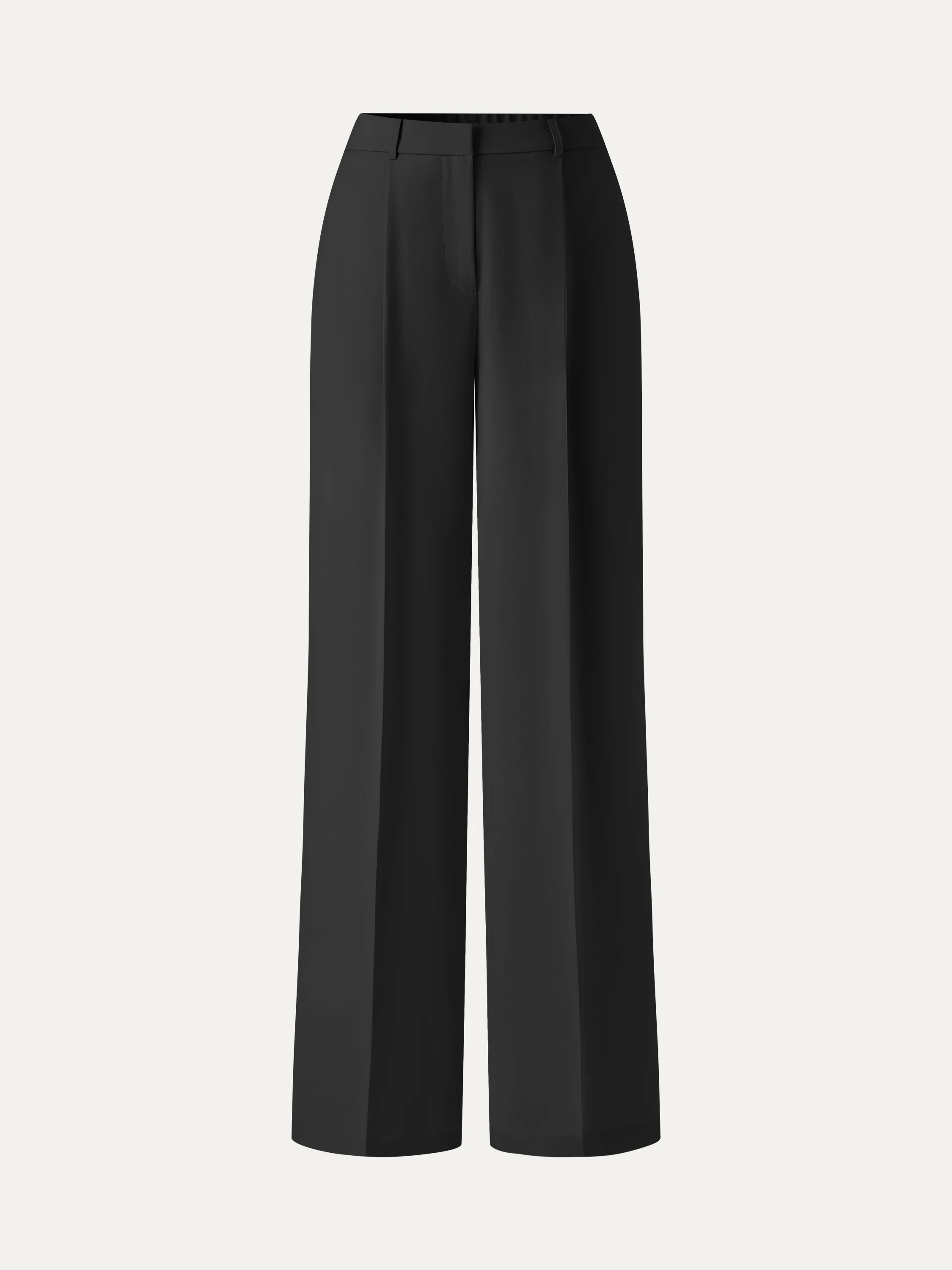 Wrinkle-Resistant Linen Blend Wide Leg Pants - Image 18