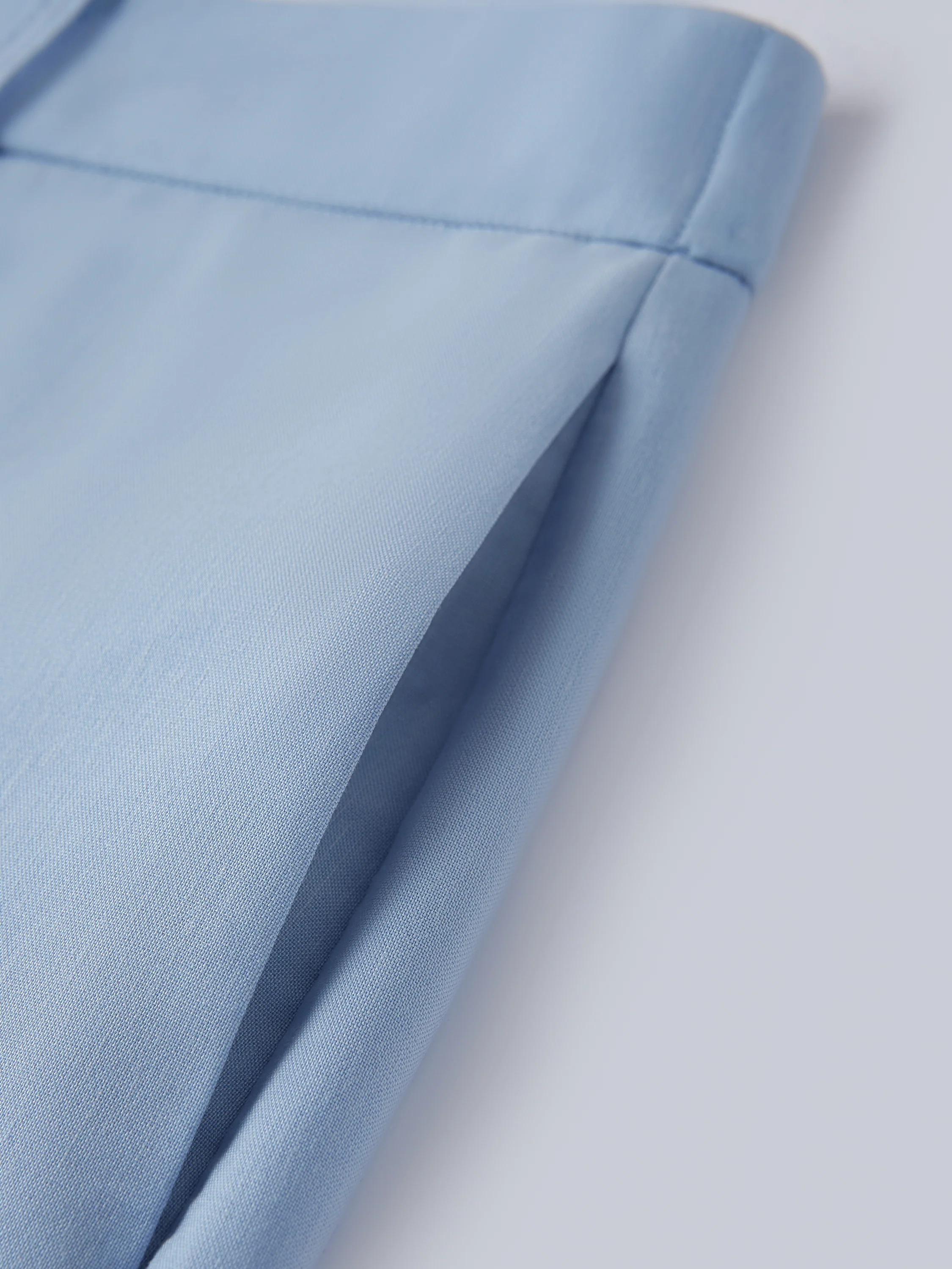 Wrinkle-Resistant Linen Blend Wide Leg Pants - Image 8