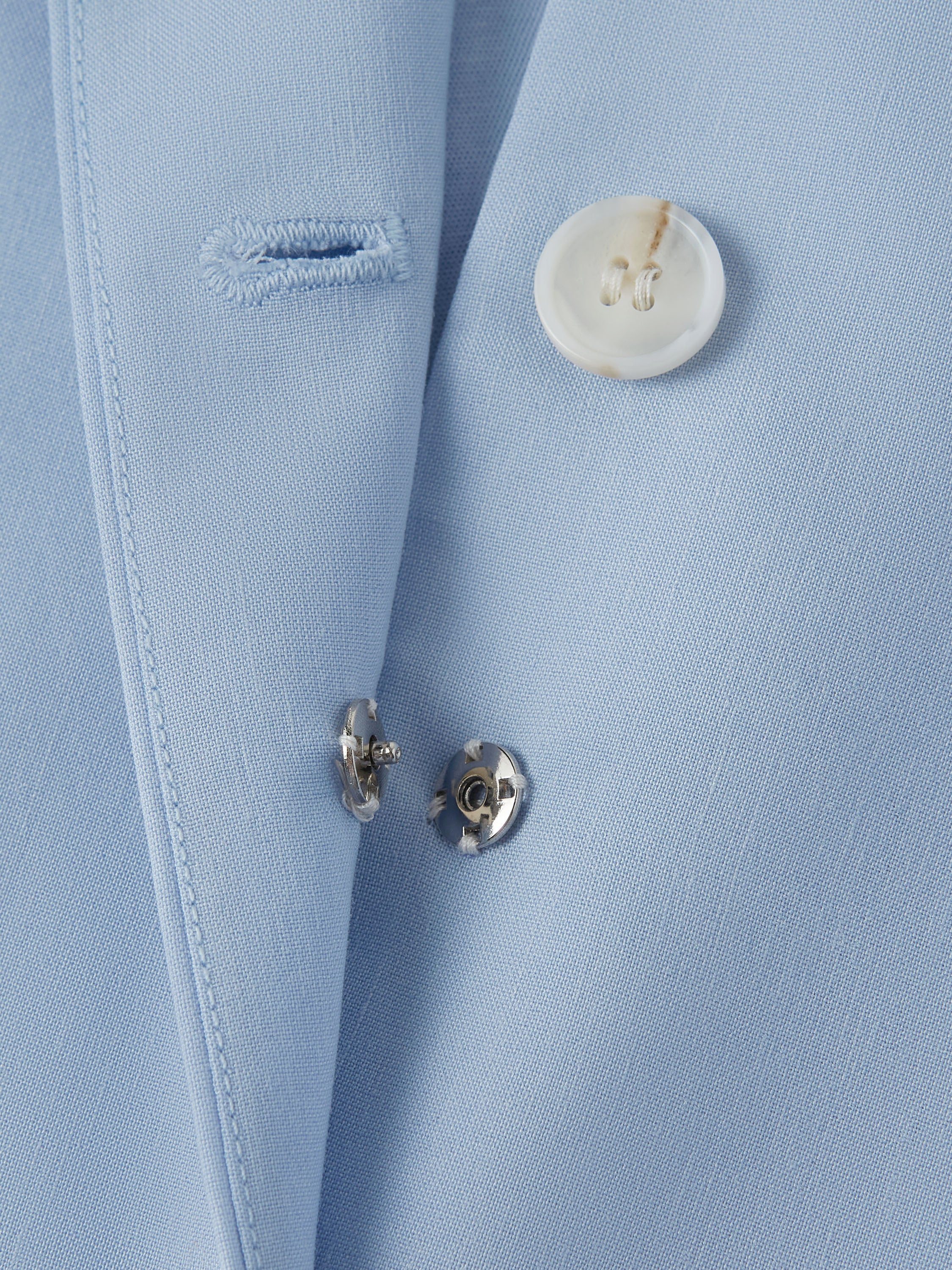 Wrinkle-Resistant Linen Summer Waistcoat with Pockets - Image 9